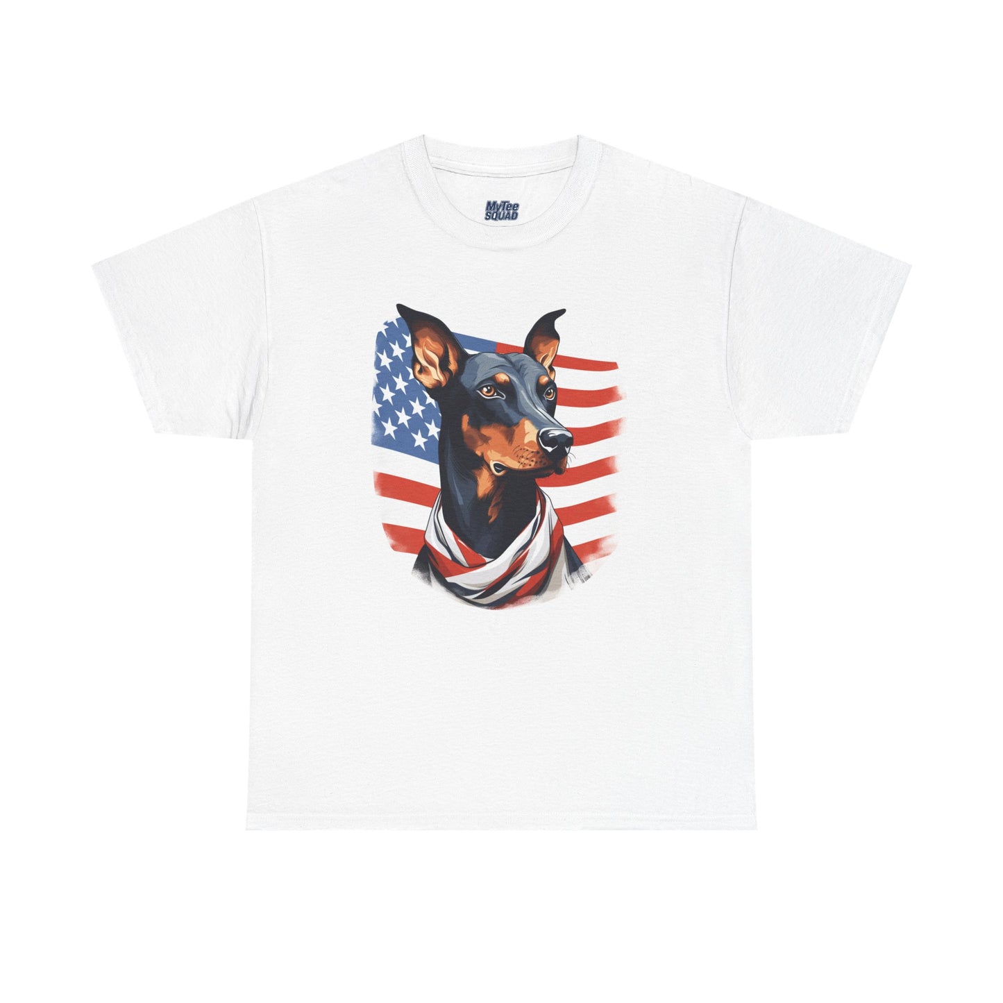 Patriotic Doberman Pinscher Unisex T-Shirt