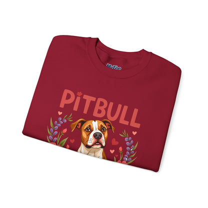 Pitbull Mama Life Sweatshirt – Comfy Wear for Pup Moms