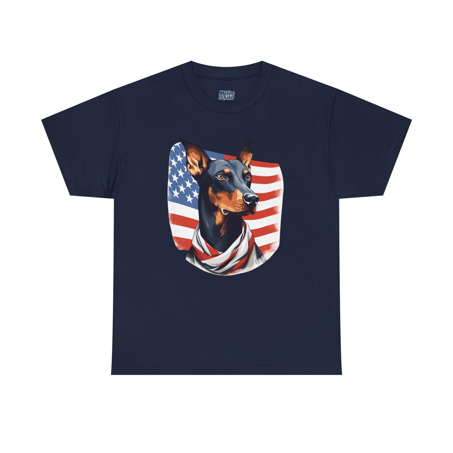 Patriotic Doberman Pinscher Unisex T-Shirt