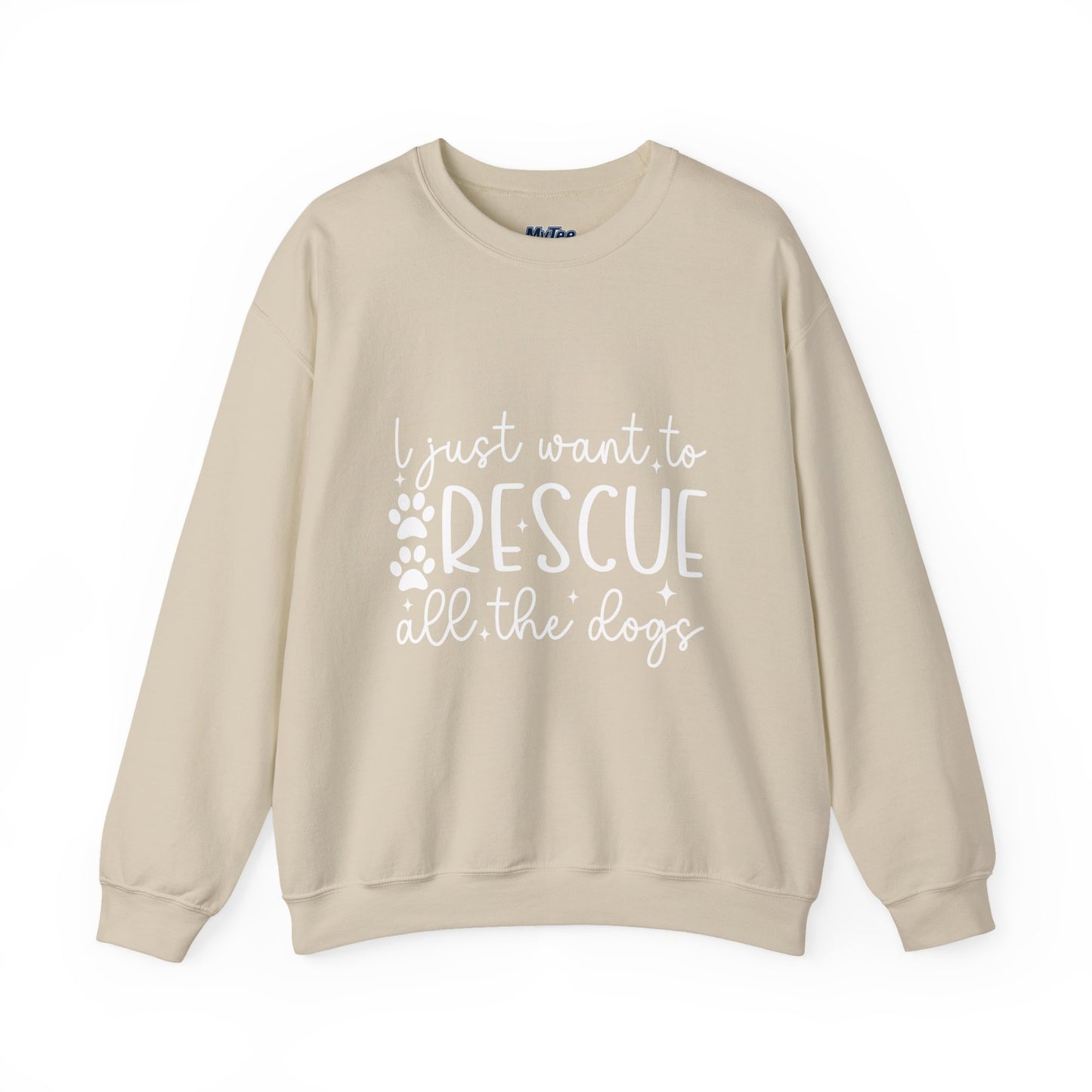 I Just Want To Rescue All The Dogs Unisex Sweatshirt | Cozy Mission Wear