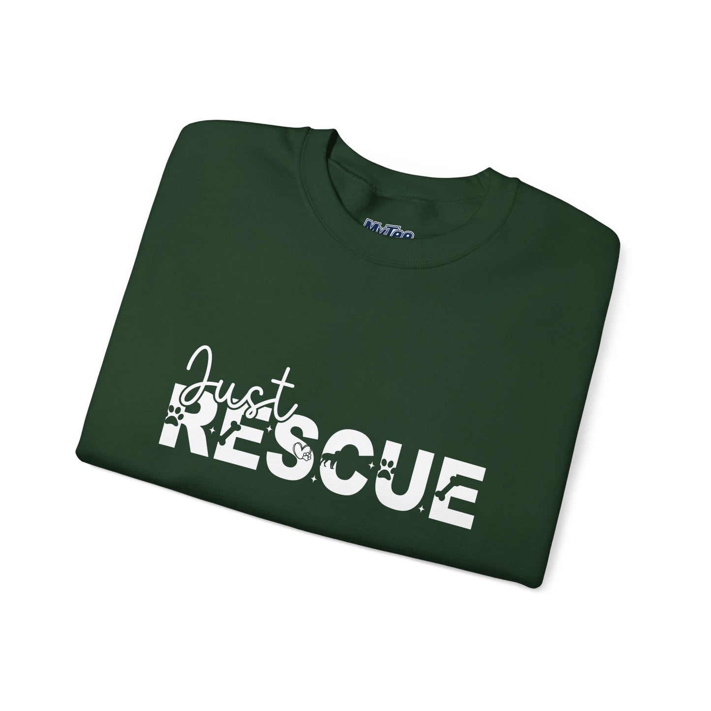Just Rescue Sweatshirt – For Proud Pet Rescuers