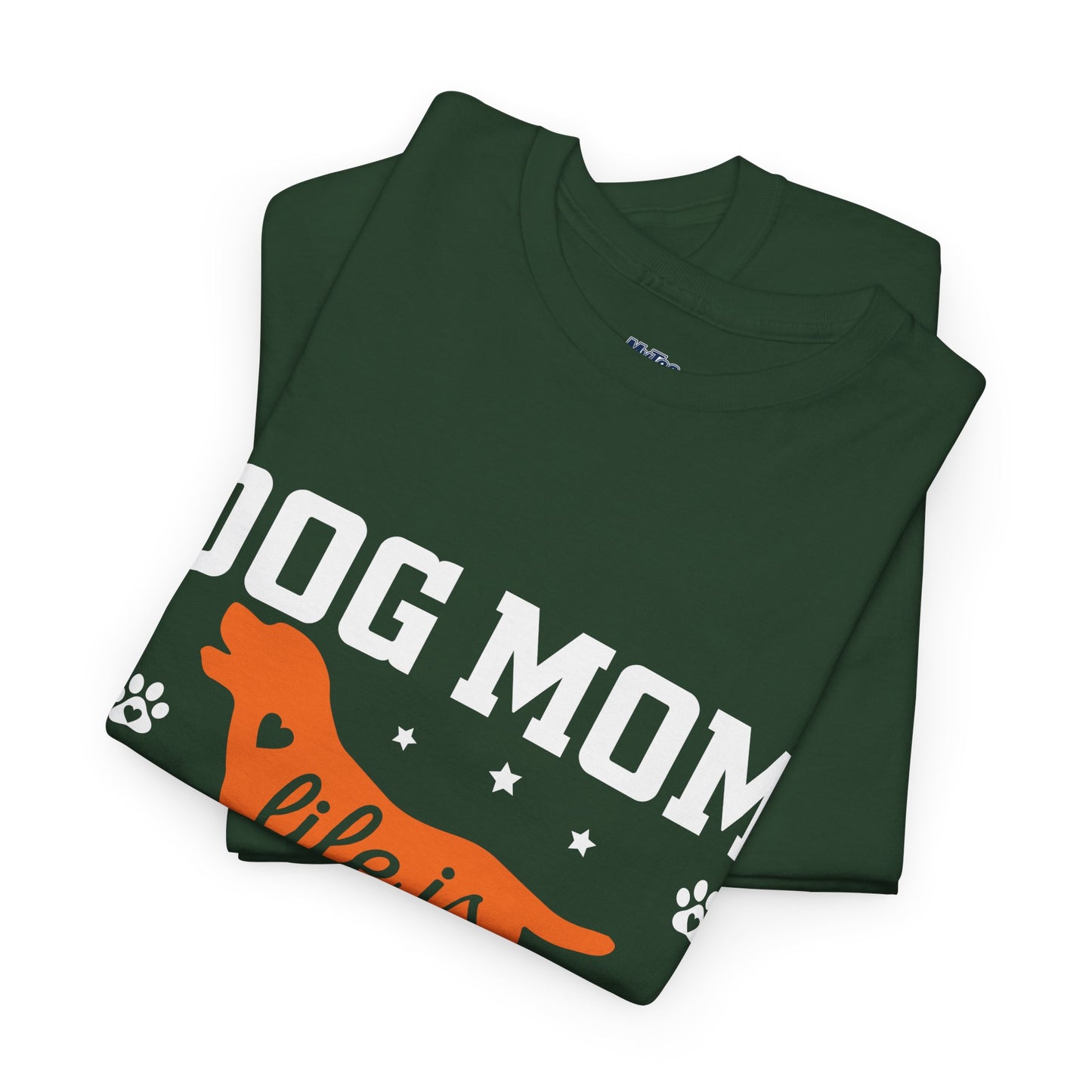 Dog Mom Life Is Ruff Cotton T-Shirt