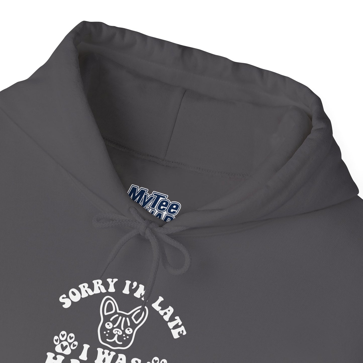 Sorry I’m Late Hoodie – Hanging With My Dog Vibe