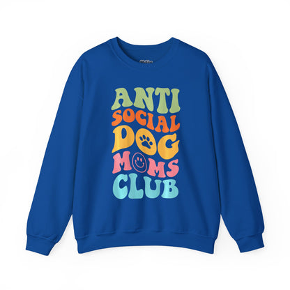 Anti-Social Dog Moms Club Sweatshirt | Relaxed Style For Fur Mama