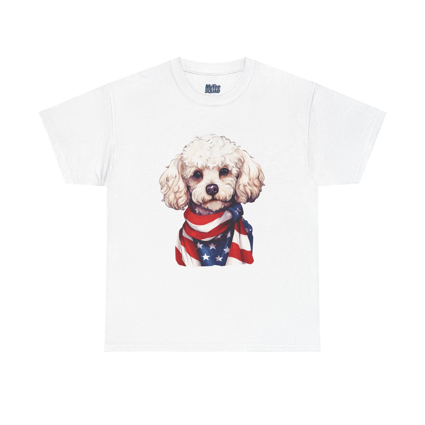 Patriotic Poodle Unisex T-Shirt