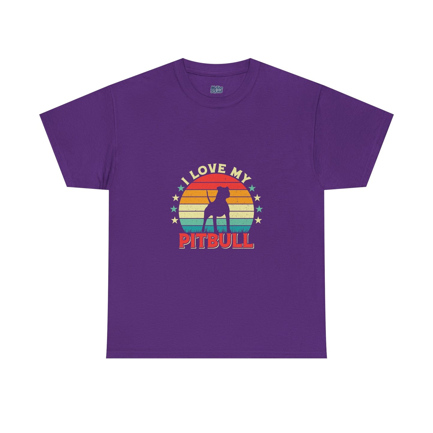 I Love My Pitbull Unisex T-Shirt | Best Gift For Dog Mom & Dad