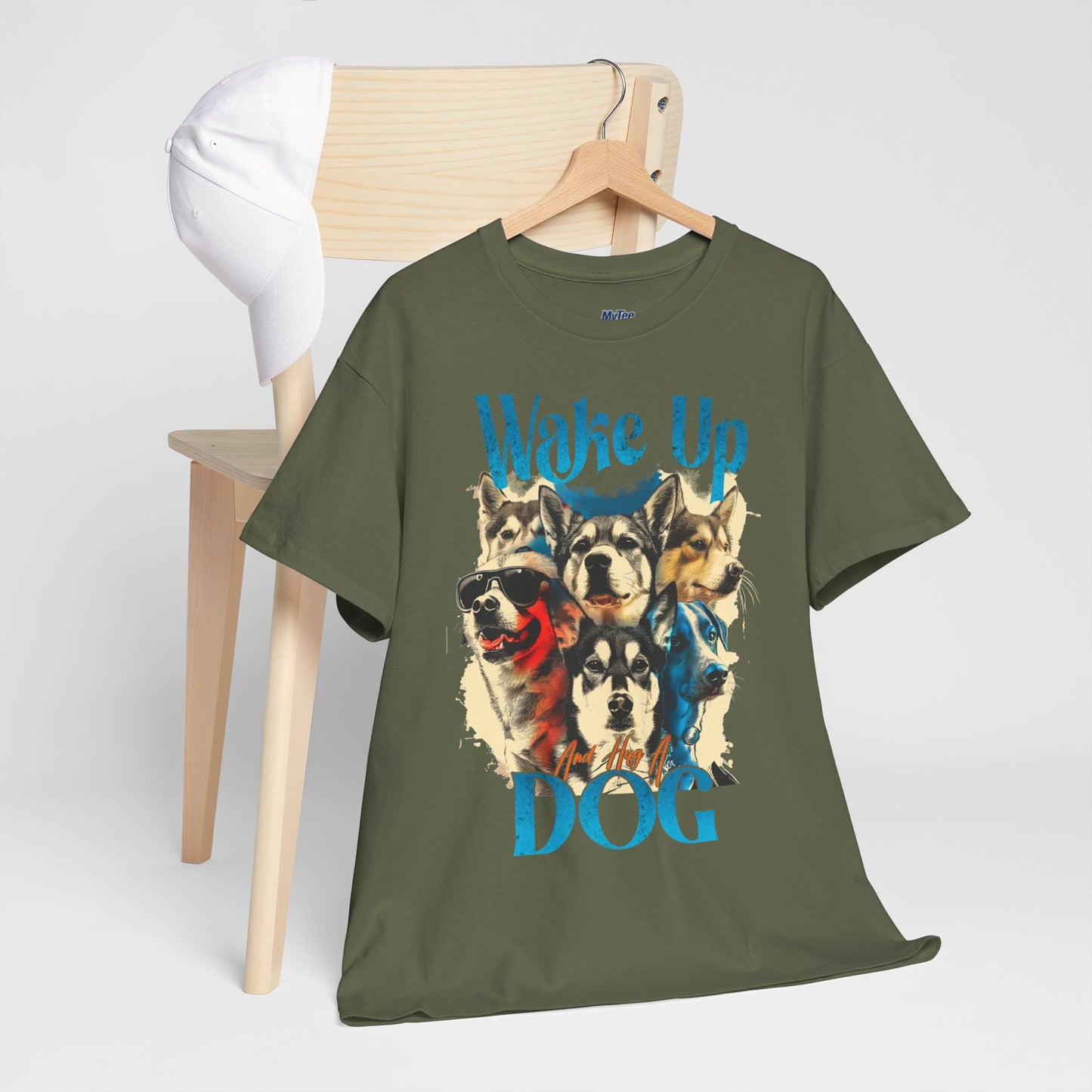 Wake Up Dog Unisex Cotton Tee