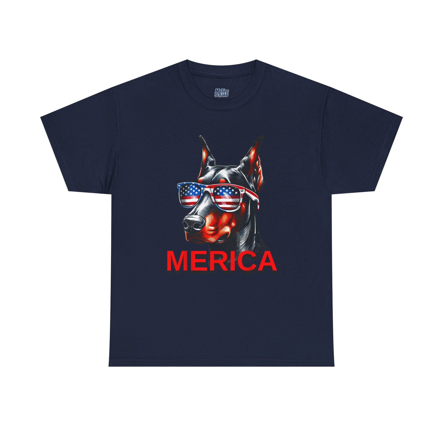 Patriotic Doberman With Sunglasses Unisex T-Shirt