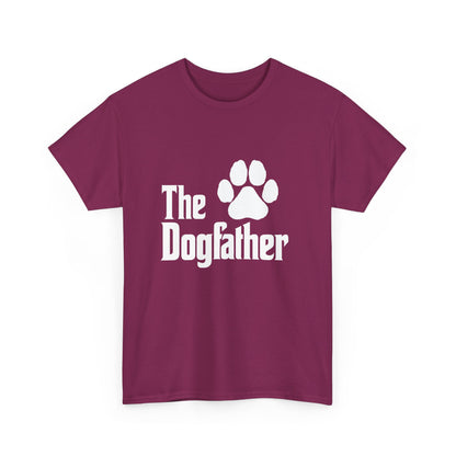 'The Dogfather' The Best Dog Father Cotton T-Shirt