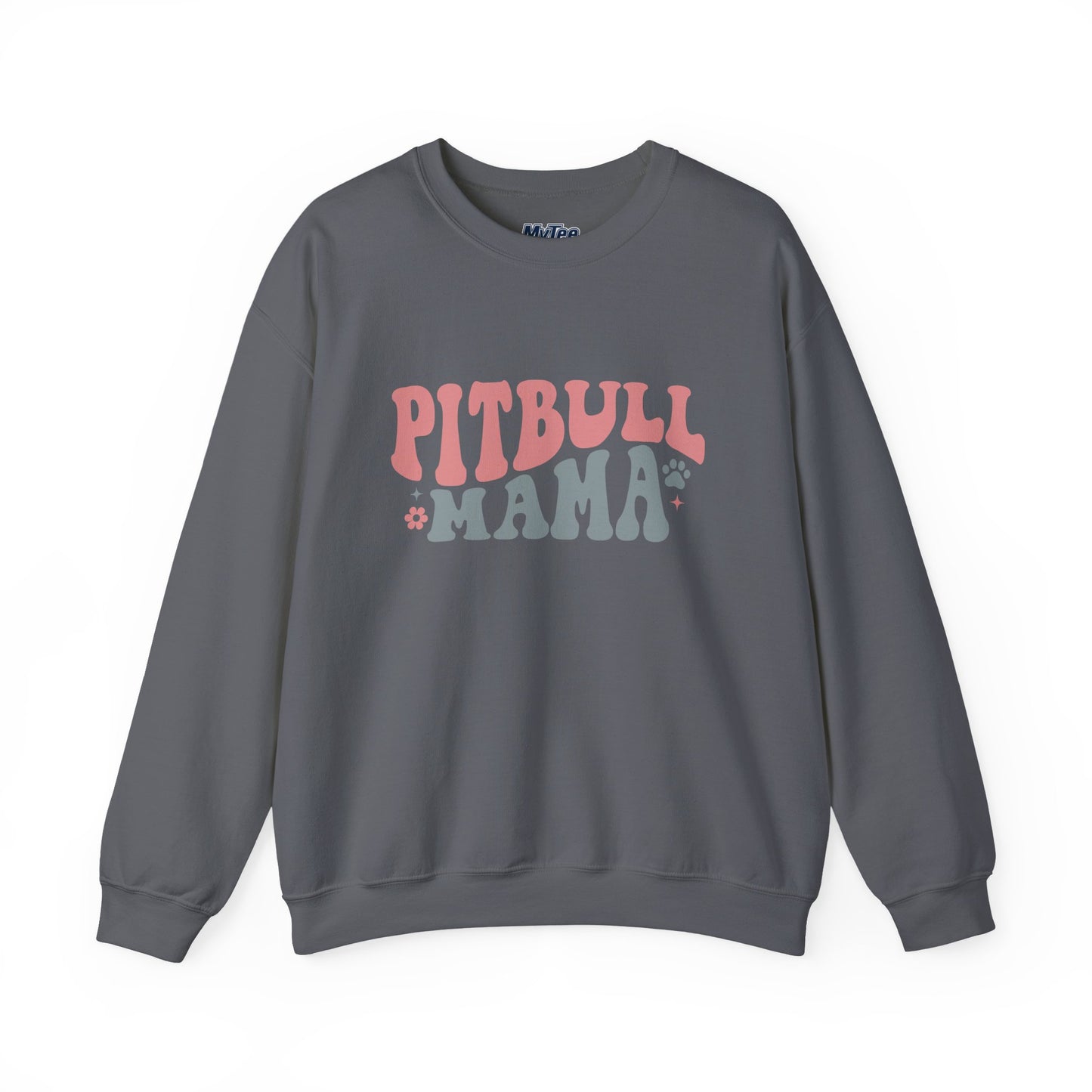 Pitbull Mama Crewneck Sweatshirt | Perfect Gift for Dog Mom