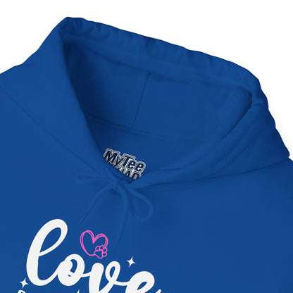 Love Rescued Me Unisex Hoodie – Proud Rescue Pet Parent Apparel