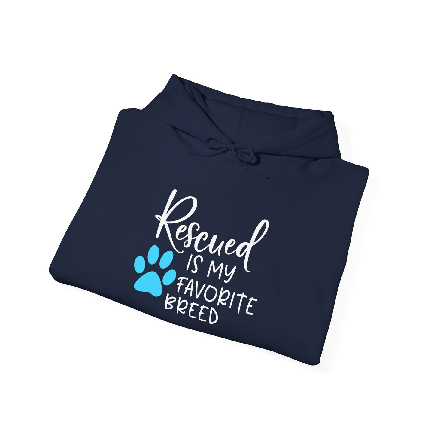 Rescued Is My Favorite Breed Unisex Hoodie – Shelter Dog Support