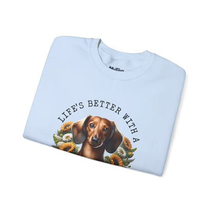 Dachshund Sunflower Unisex Hoodie