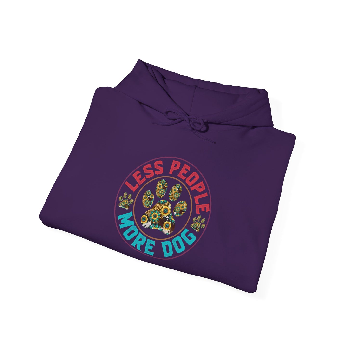 Less People More Dog Unisex Hoodie | Cozy Pet Lover Apparel