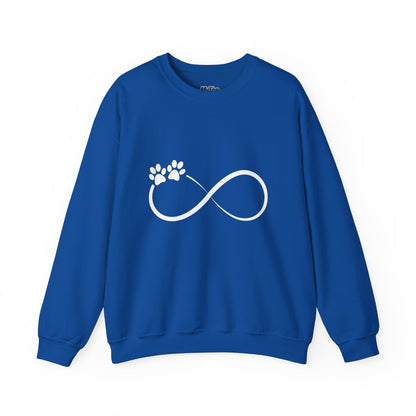 Infinity Paw Print Hoodie - Warm & Minimalist