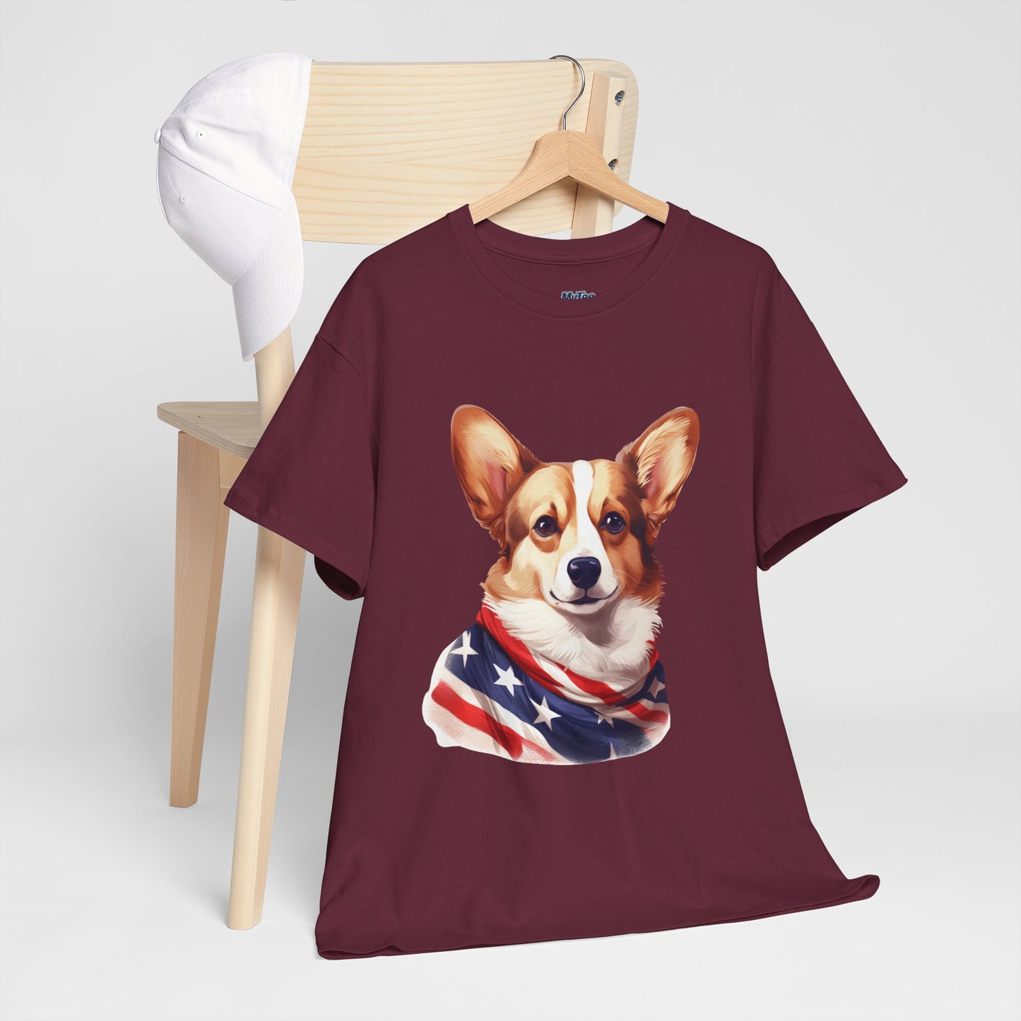 Patriotic Pembroke Welsh Corgi Unisex T-Shirt