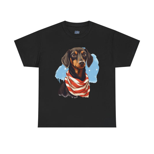 Patriotic Dachshund Unisex T-Shirt