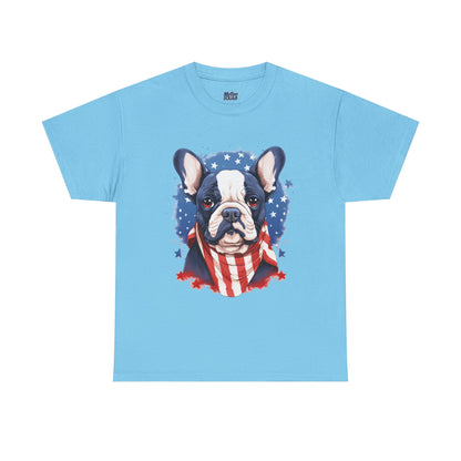 Patriotic French Bulldog Unisex T-Shirt | Dog Lover