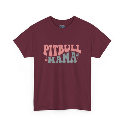 Pitbull Mama Tee – Cute Casual Shirt for Dog Moms & Pet Lovers