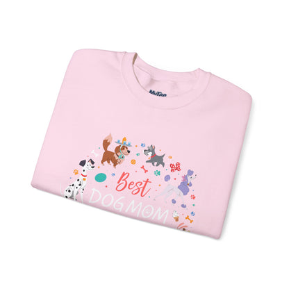Best Dog Mom Ever Sweatshirt | Warm & Furry Crewneck