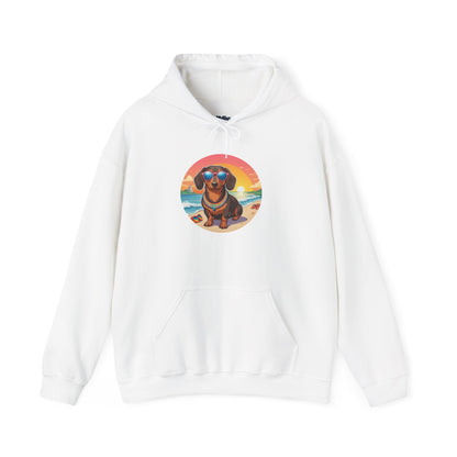 Dachshund Lover's Sunset Unisex Hoodie