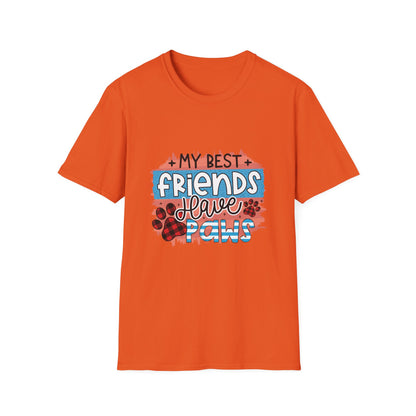 Best Friends Pet Lover T-Shirt, Animal Lover Gift, Cute Graphic Tee, Gift for Dog Owners, Birthday Present, Casual Wear