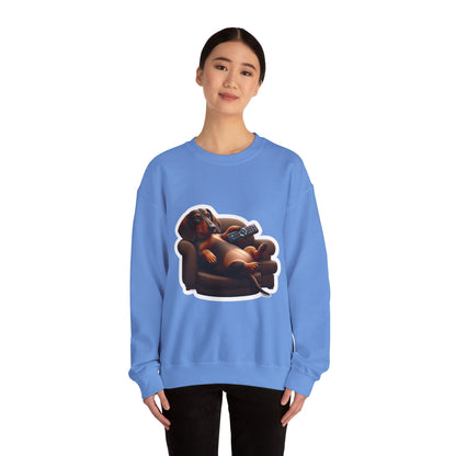 Dachshund Do Not Disturb Sweatshirt  – Unisex Lounge Mode On