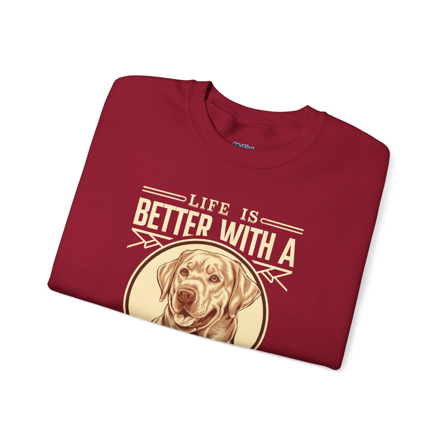 Life Is Better With A Labrador Crewneck Unisex Sweatshirt