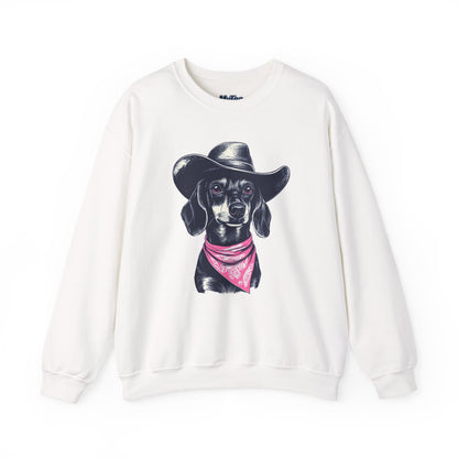 Dachshund Cowpoke Charm Sweatshirt – Soft Style With Attitude