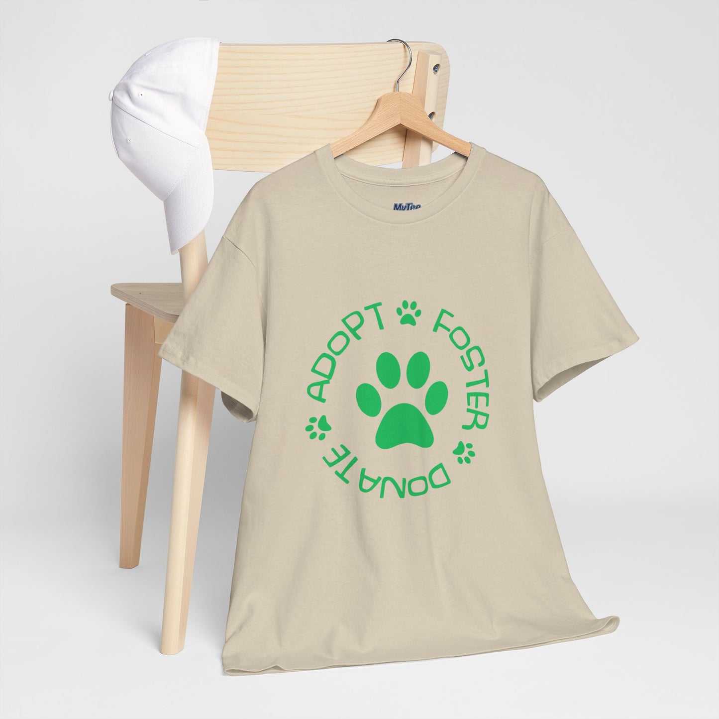Adopt, Foster, Donate Unisex T-Shirt| Animal Rescue Support