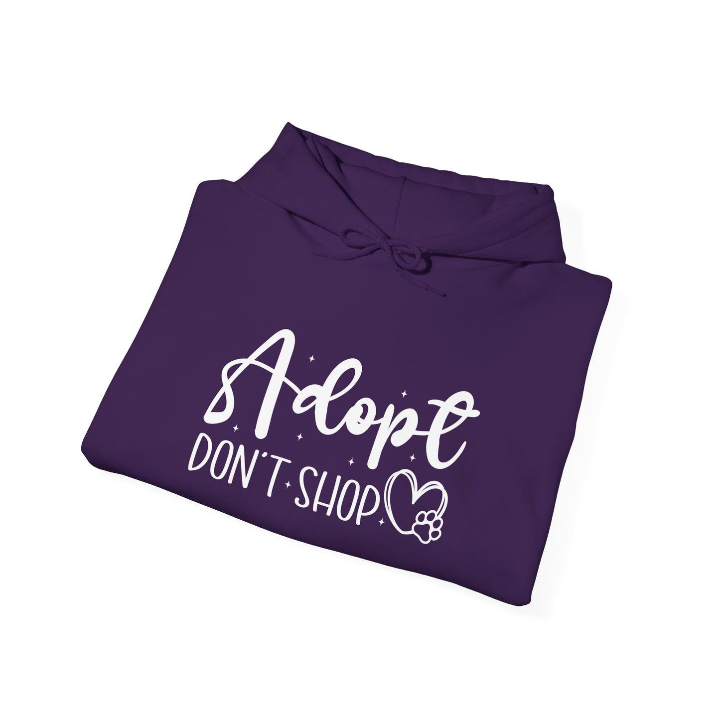 Adopt Don’t Shop Unisex Hoodie – Soft Statement Wear For Animal Lovers