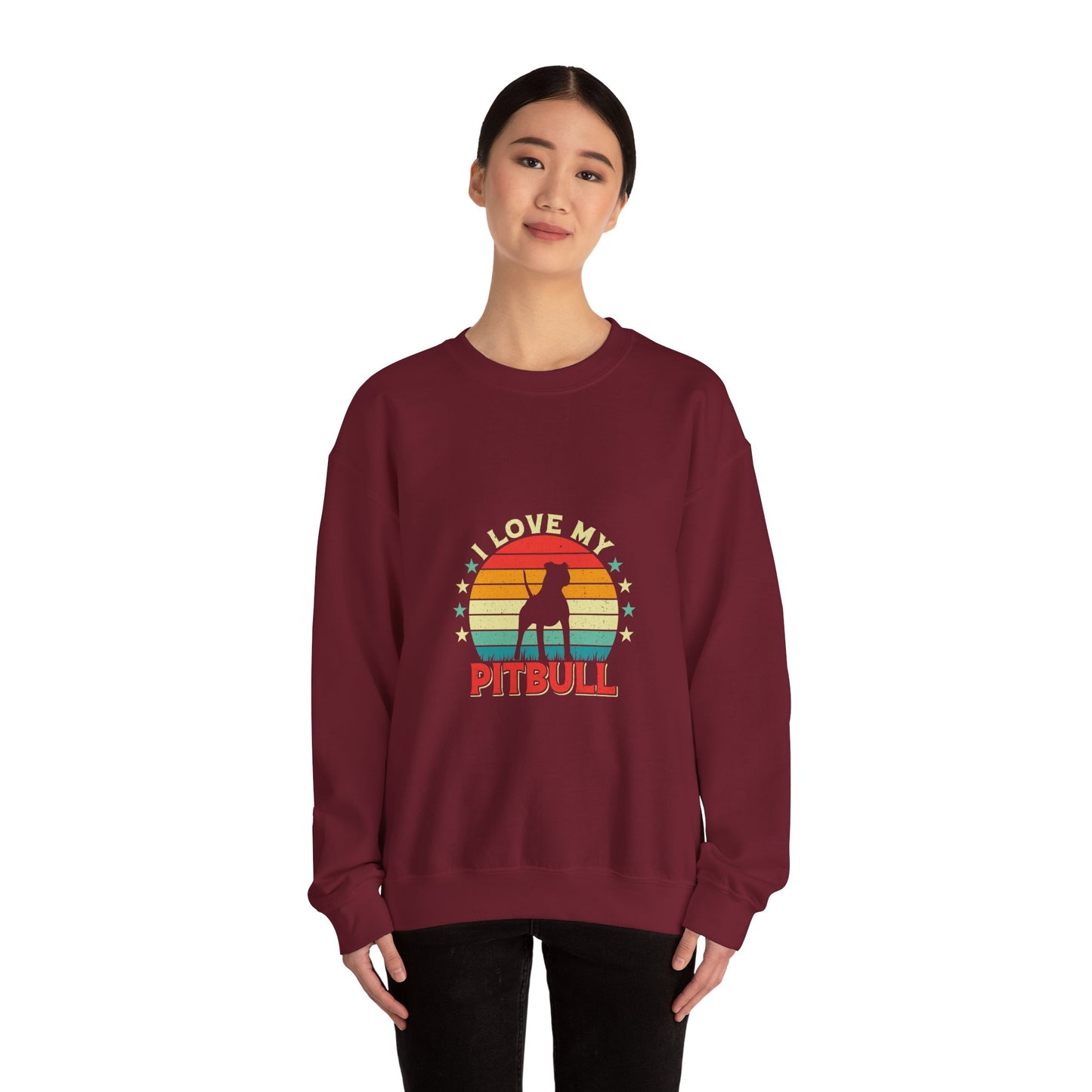 I Love My Pitbull Unisex Sweatshirts