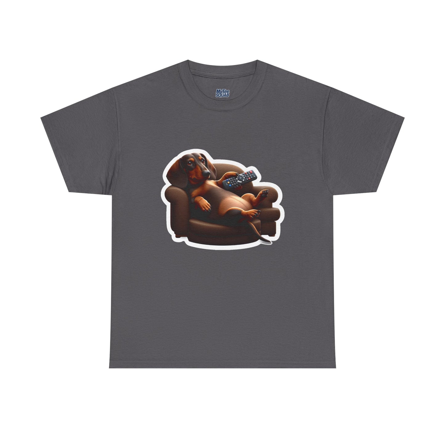 Dachshund Chill Mode Tee – Remote In Paw, Stress-Free Style
