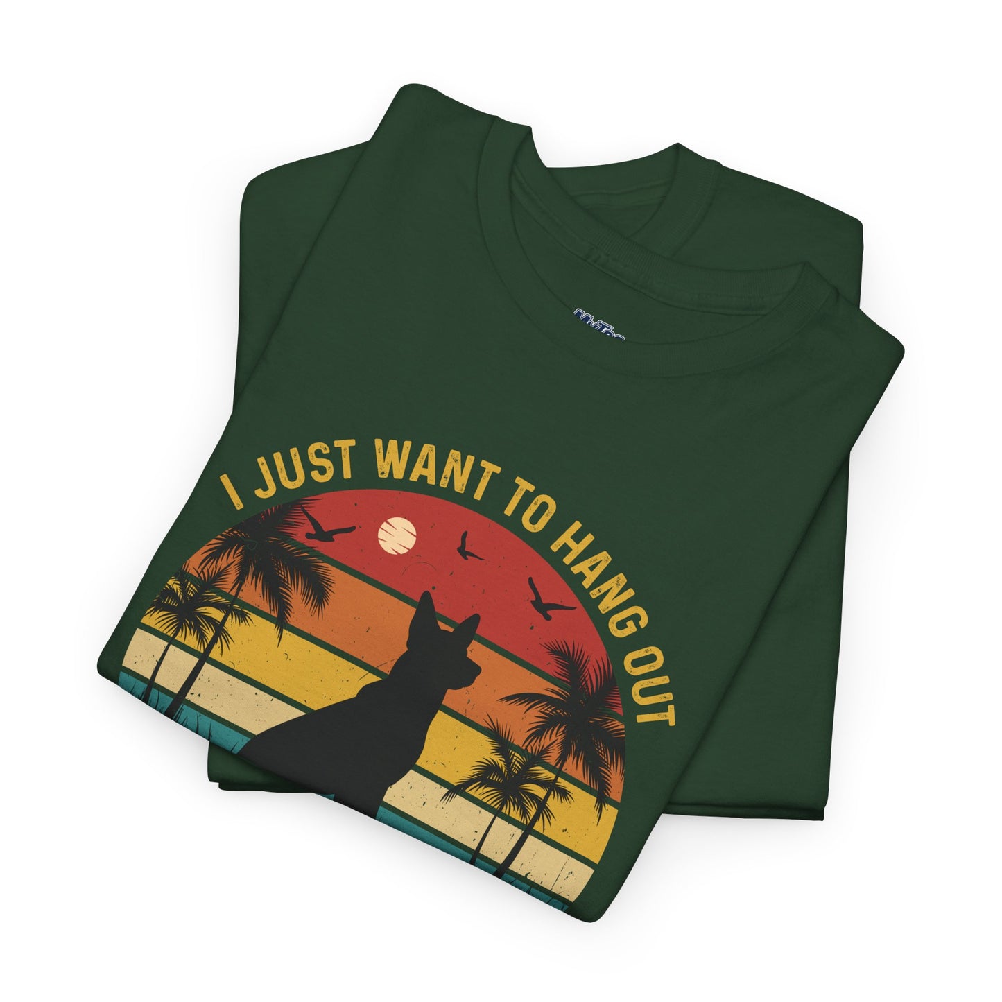 I Just Want To Hang Out With My Dog  Unisex T-Shirts