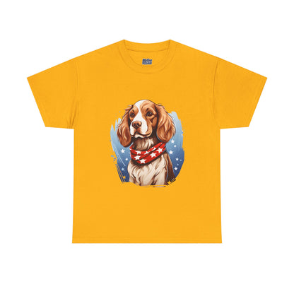 Patriotic Cocker Spaniel Unisex T-Shirt