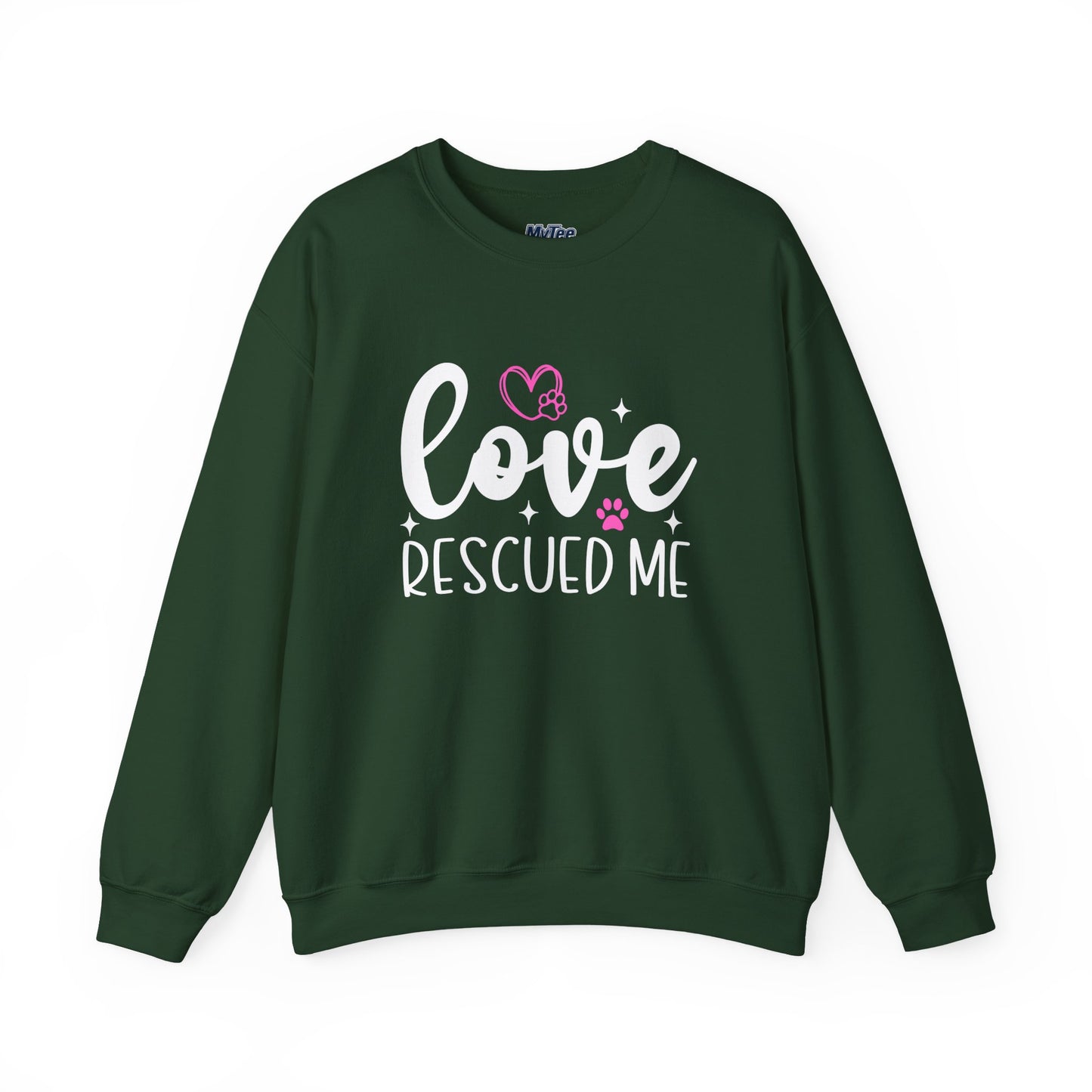 Love Rescued Me Unisex Sweatshirt – Heartfelt Dog Adoption Apparel