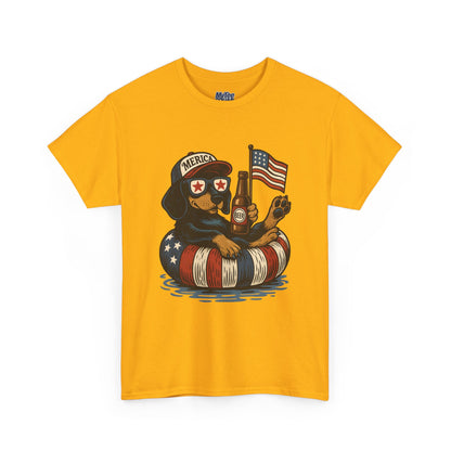 Patriotic Dachshund America Unisex T-Shirt