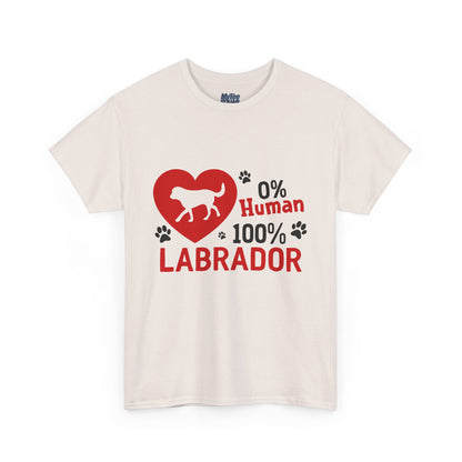 0% Human 100% Labrador Unisex T-Shirt