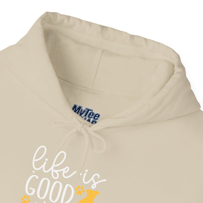Life Is Good With My Rescue Dog Unisex Hoodie