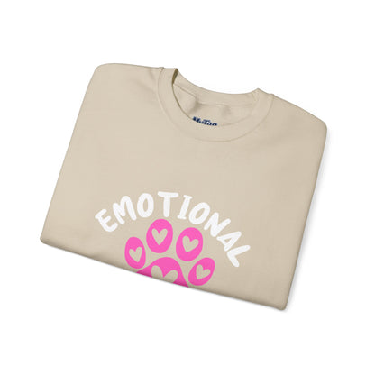 Emotional Eater Sweatshirt – Heart, Paws & Snacks