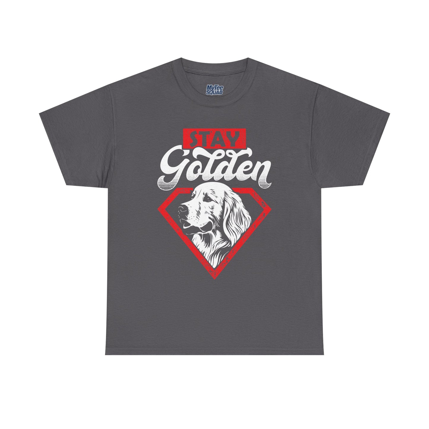 Stay Golden Unisex Cotton T-Shirt | Best Gift For Dog Lover