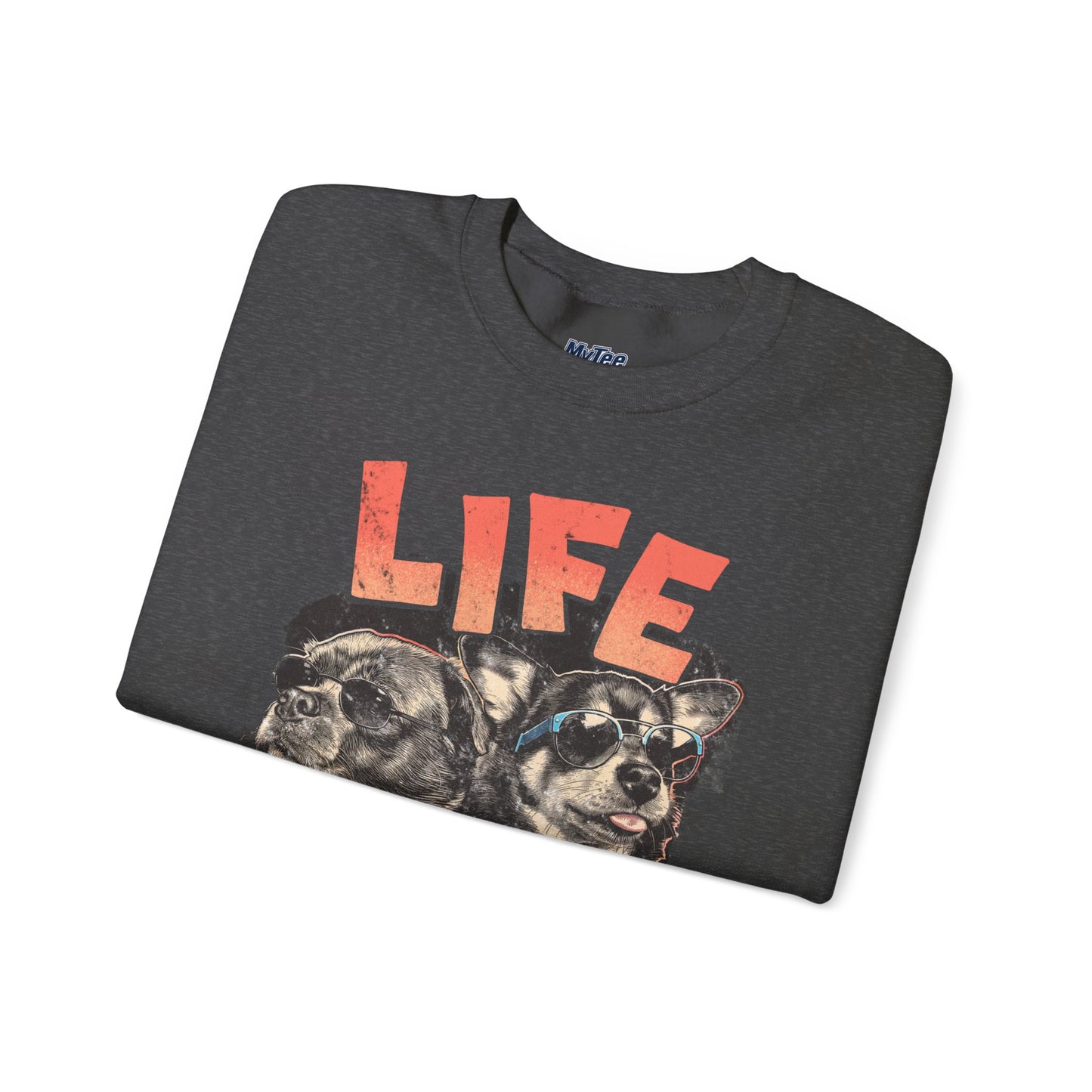 Life Love Woof Sweatshirt – Cozy Dog Lover Crewneck