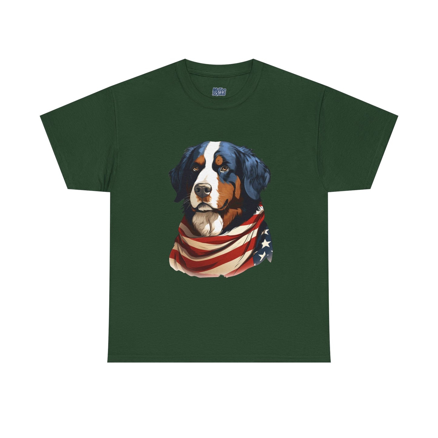 Patriotic Bernese Mountain Unisex T-Shirt