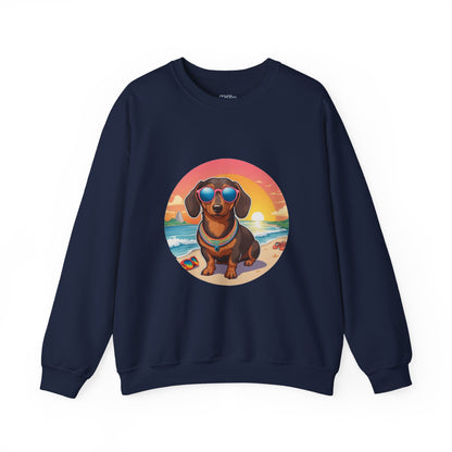 Dachshund Sunset Chill Unisex Sweatshirts