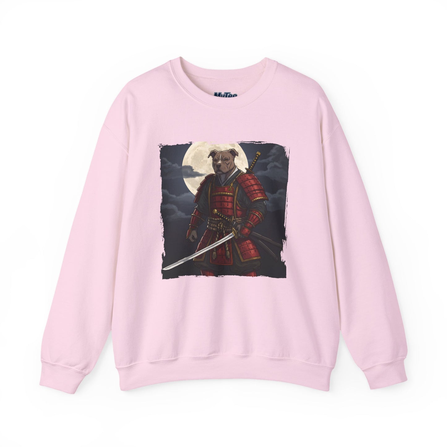 Pitbull Samurai Warrior Sweatshirt | Cozy Crewneck