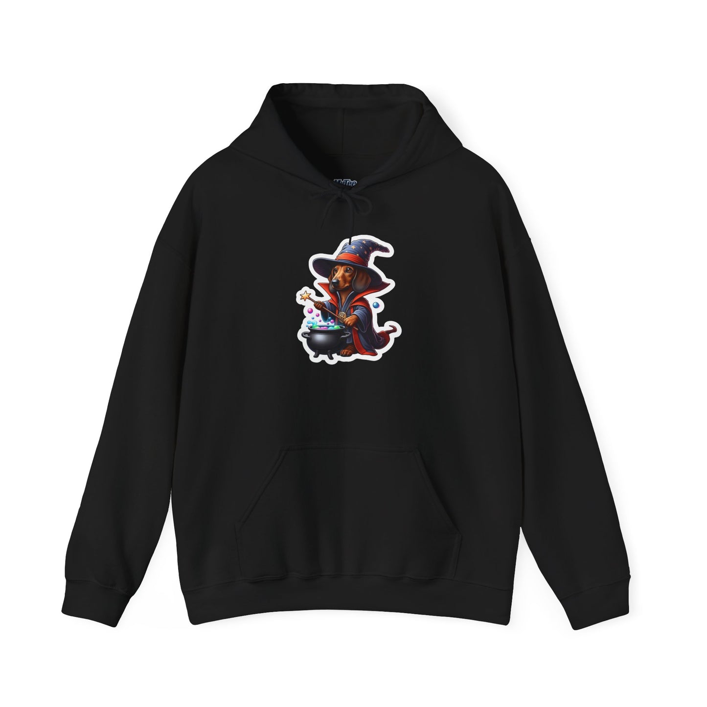Dachshund Wizard Unisex Hoodie – Bewitching Dog Graphic