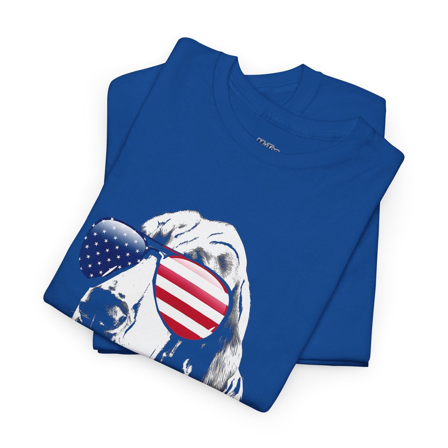 Patriotic Basset Hound With Sunglasses Unisex T-Shirt