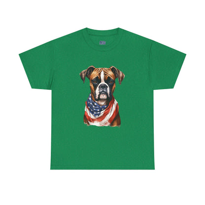 Patriotic Boxer Unisex T-Shirt