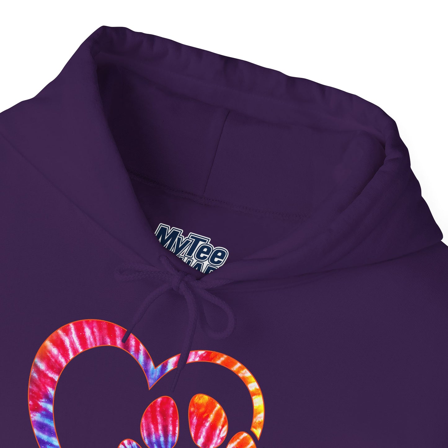 Paw Love Tie-Dye Hoodie – Wear Your Heart In Color