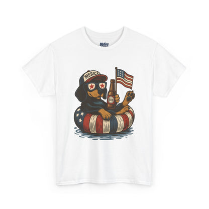 Patriotic Dachshund America Unisex T-Shirt